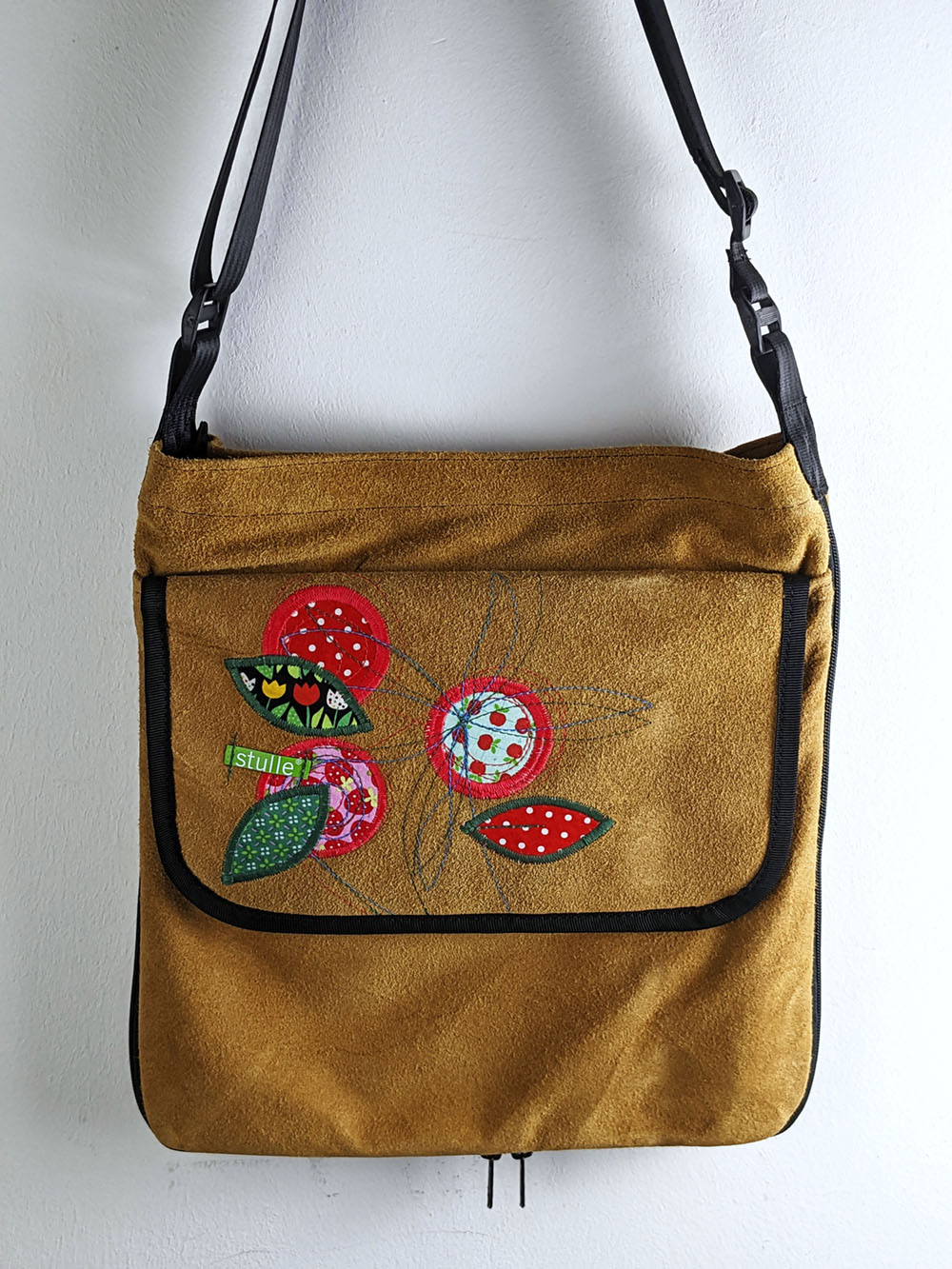 Tasche Leder gross Hellbraun